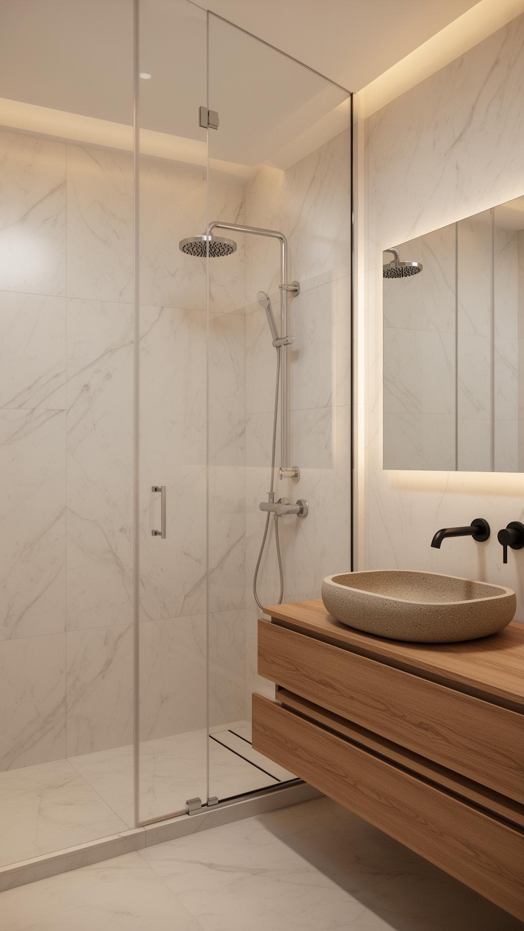 Completed ensuite renovation